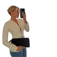 Women's Cardigan Long Sleeve Sweaters & Cardigans Casual Elegant Streetwear Solid Color main image 5