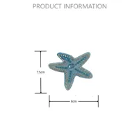 Women's Cute Modern Style Starfish Acrylic Hair Claws main image 2