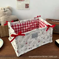 Cute Bear Strawberry Cloth Storage Box sku image 14