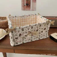 Cute Bear Strawberry Cloth Storage Box sku image 11