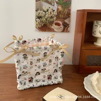 Cute Bear Strawberry Cloth Storage Box sku image 7