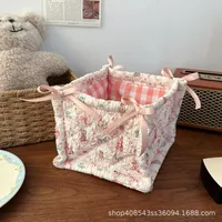 Cute Bear Strawberry Cloth Storage Box sku image 8