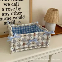 Cute Bear Strawberry Cloth Storage Box sku image 13
