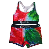 Holiday Women's Streetwear Camouflage Spandex Polyester Shorts Co-ord Set Shorts Sets sku image 13