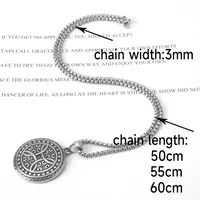 Hip-Hop Rock Punk Geometric Titanium Steel Unisex Pendant Necklace main image 2