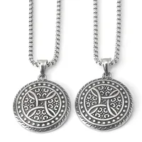 Hip-Hop Rock Punk Geometric Titanium Steel Unisex Pendant Necklace main image 1