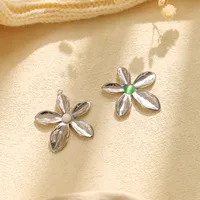 Vacation Classic Style Flower 304 Stainless Steel Plating Charms main image 5