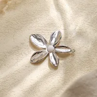 Vacation Classic Style Flower 304 Stainless Steel Plating Charms sku image 3