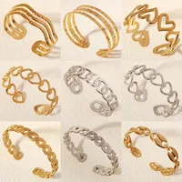 Vacation Classic Style Solid Color 304 Stainless Steel Plating Women's Bangle main image 5