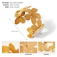 Vacation Classic Style Solid Color 304 Stainless Steel Plating Women's Bangle sku image 27