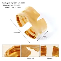 Vacation Classic Style Solid Color 304 Stainless Steel Plating Women's Bangle sku image 33