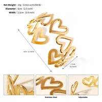 Vacation Classic Style Solid Color 304 Stainless Steel Plating Women's Bangle sku image 37
