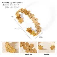 Vacation Classic Style Solid Color 304 Stainless Steel Plating Women's Bangle sku image 19