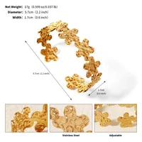 Vacation Classic Style Solid Color 304 Stainless Steel Plating Women's Bangle sku image 20
