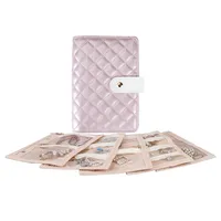 Solid Color Lingge Pu Leather Jewelry Boxes sku image 3