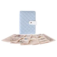 Solid Color Lingge Pu Leather Jewelry Boxes sku image 4