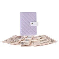 Solid Color Lingge Pu Leather Jewelry Boxes sku image 5