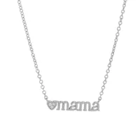 Simple Style Letter Copper Plating Mother'S Day Women's Pendant Necklace sku image 2