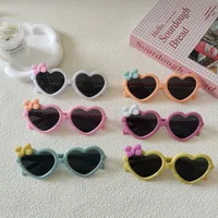 Sweet Simple Style Heart Shape Resin Special-Shaped Mirror Full Frame Glasses main image 3