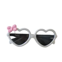 Sweet Simple Style Heart Shape Resin Special-Shaped Mirror Full Frame Glasses main image 5