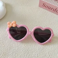Sweet Simple Style Heart Shape Resin Special-Shaped Mirror Full Frame Glasses sku image 2