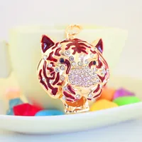 1 Piece Cute Animal Alloy Inlay Rhinestones Unisex Keychain main image 1