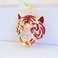 1 Piece Cute Animal Alloy Inlay Rhinestones Unisex Keychain sku image 1