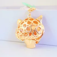 1 Piece Cute Animal Alloy Inlay Rhinestones Unisex Keychain main image 4