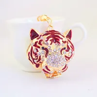 1 Piece Cute Animal Alloy Inlay Rhinestones Unisex Keychain main image 5