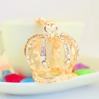 1 Piece Cute Sweet Crown Alloy Inlay Rhinestones Women's Keychain main image 5