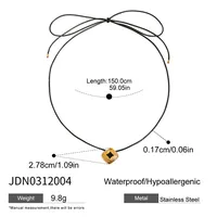 Basic Classic Style Commute Geometric 316 Stainless Steel  Women's Bracelets Earrings Necklace sku image 2