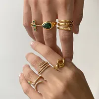 Basic Classic Style Commute Snake 316 Stainless Steel  Women's Rings main image 2