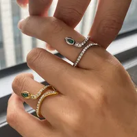 Basic Classic Style Commute Snake 316 Stainless Steel  Women's Rings main image 7