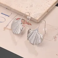 1 Pair/Package Casual Modern Style Simple Style Leaf Handmade Polishing Plating 304 Stainless Steel 18K Gold Plated Colorful Plating Rose Gold Plated Earrings sku image 1