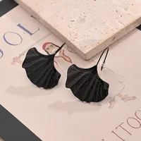 1 Pair/Package Casual Modern Style Simple Style Leaf Handmade Polishing Plating 304 Stainless Steel 18K Gold Plated Colorful Plating Rose Gold Plated Earrings sku image 4
