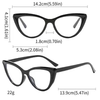 Casual Leopard Ac Cat Eye Full Frame Glasses main image 5