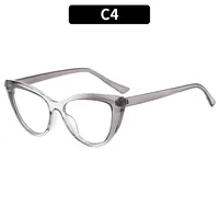 Casual Leopard Ac Cat Eye Full Frame Glasses sku image 4