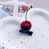 Women's Cute Cherry Fruit Strawberry Foam Hair Clip sku image 24