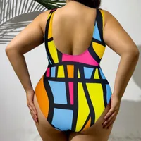 Women's Elegant Lady Sexy Printing 1 Piece One Piece Swimwear main image 3