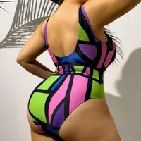 Women's Elegant Lady Sexy Printing 1 Piece One Piece Swimwear main image 4