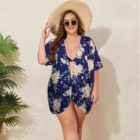 Women's Printing Elegant Lady Cover Ups sku image 5