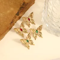 Simple Style Butterfly 304 Stainless Steel Ear Studs main image 3