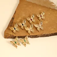 Simple Style Butterfly 304 Stainless Steel Ear Studs main image 1