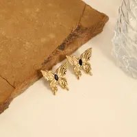 Simple Style Butterfly 304 Stainless Steel Ear Studs sku image 3