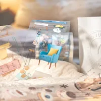1 Piece Cartoon Learning Collage PET Cartoon Style Cute Adhesive Tape main image 7