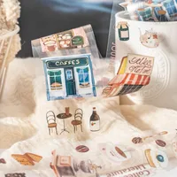 1 Piece Cartoon Learning Collage PET Cartoon Style Cute Adhesive Tape main image 8