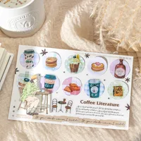 1 Piece Cartoon Learning Collage PET Cartoon Style Cute Adhesive Tape main image 4