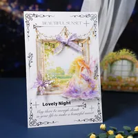 Lamp Window Learning Craft Class PET Cartoon Style Novelty Stickers main image 4
