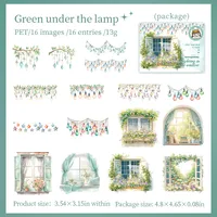 Lamp Window Learning Craft Class PET Cartoon Style Novelty Stickers sku image 5