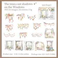 Lamp Window Learning Craft Class PET Cartoon Style Novelty Stickers sku image 6